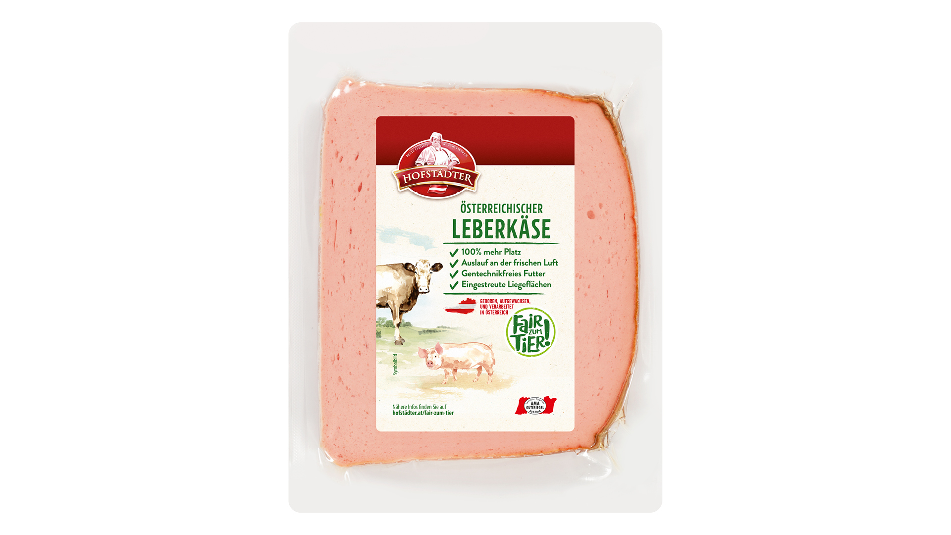 Hofstädter Fair zum Tier Österreichischer Leberkäse