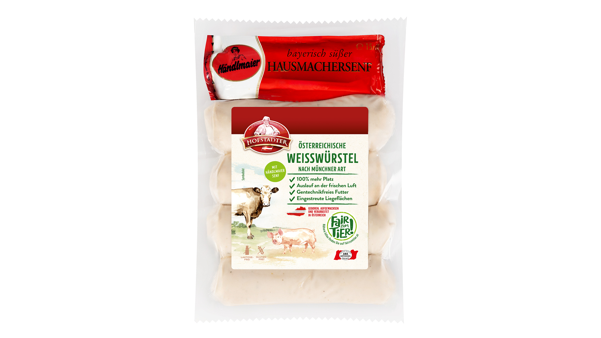 HS FzT Weißwürstel mit Händlmaier Senf Packshot