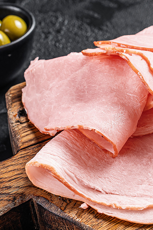 Schinken in Scheiben geschnitten (Teaser)