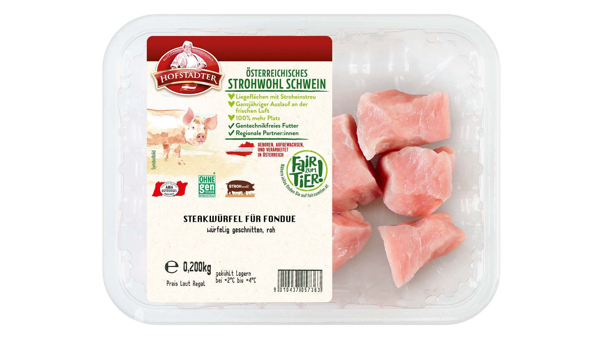 Hofstädter Fair zum Tier! Steakwürfel für Fondue